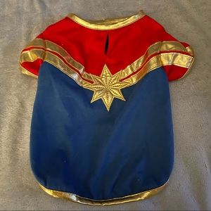 Captain Marvel dog shirt sizeS